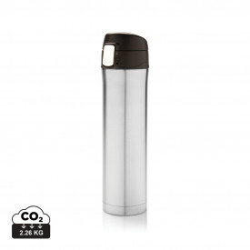 RCS gerecycled roestvrijstalen easy lock thermosfles-Zilver