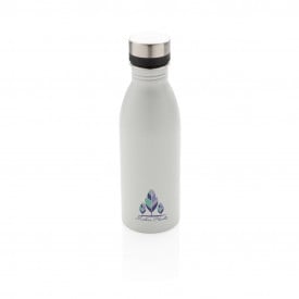 Waterfles 500 ml - RVS recycled - schroefdop