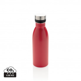 RCS gerecycled roestvrijstalen luxe waterfles-Rood