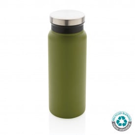 RCS gerecycled roestvrijstalen vacuümfles 600ML-Groen
