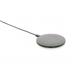 RCS recycled plastic 15W draadloze snellader-Zwart