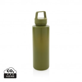 RCS recycled PP waterfles met handvat-Groen