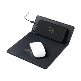 Draadloze oplaadmuismat - gerecycled PU - 29.8x21cm