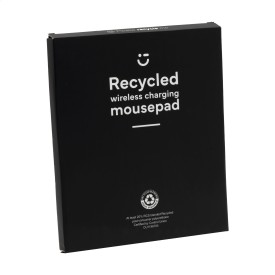 Draadloze oplaadmuismat - gerecycled PU - 29.8x21cm