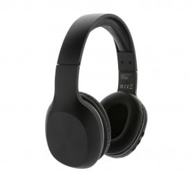 Hoofdtelefoon - gerecycled kunststof - over-ear - microfoon