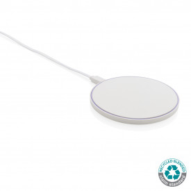 Oplader - 10W - gerecycled kunststof - draadloos