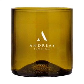 Rebottled® Short Tumbler 250 ml drinkglas-Olijfgroen