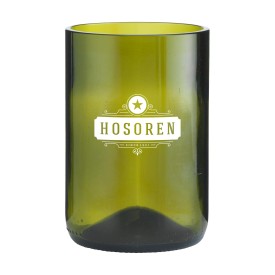 Rebottled tumbler drinkglas 330 ml - glas - geschenkverpakking-Groen