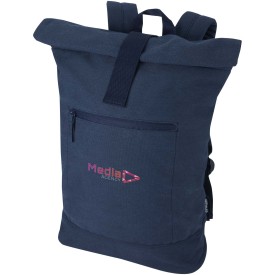 Recanvas 14” GRS gerecycleerde rolltop rugzak 16L-Marineblauw