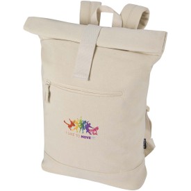 Recanvas 14” GRS gerecycleerde rolltop rugzak 16L-Zandsteen