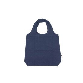 Recycled Cotton Foldable Shopper-Navy