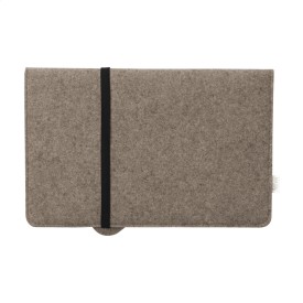 Recycled Felt & Apple Leather Laptop Sleeve 15 inch
