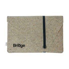 Recycled Felt Laptop Sleeve 15/16"-Taupe