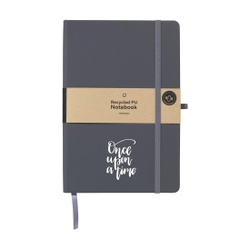Recycled GRS PU Notebook A5-Grijs
