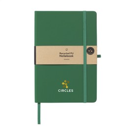 Recycled GRS PU Notebook A5-Groen