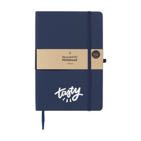 Recycled GRS PU Notebook A5-Navy