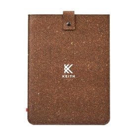 Recycled Leather Laptop Sleeve 14"-Bruin