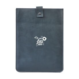 Recycled Laptop Sleeve 16 inch - gerecycled leder