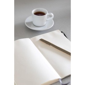 Balpen - gerecycled papier - blauwe inkt - met dop