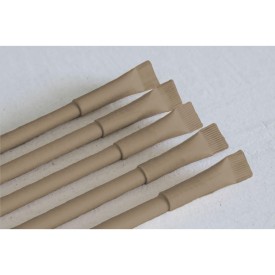 Balpen - gerecycled papier - blauwe inkt - met dop