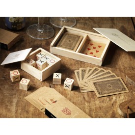 Speelkaartenset - gerecycled kraftpapier