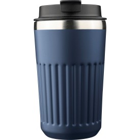 Recycled roestvrijstalen thermosbeker (400 ml) Chiara-Blauw