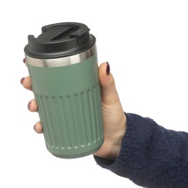 Recycled roestvrijstalen thermosbeker (400 ml) Chiara