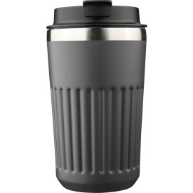 Recycled roestvrijstalen thermosbeker (400 ml) Chiara-Grijs