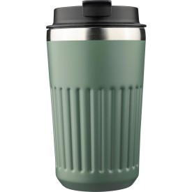 Recycled roestvrijstalen thermosbeker (400 ml) Chiara-Groen