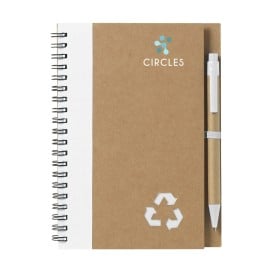 RecycleNote-L notitieboek-Wit