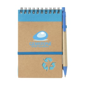 RecycleNote-M notitieboek-Blauw