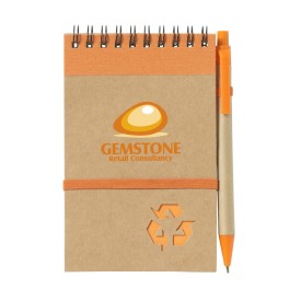 RecycleNote-M notitieboek-Oranje
