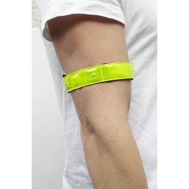 Reflecterende strap met led verlichting