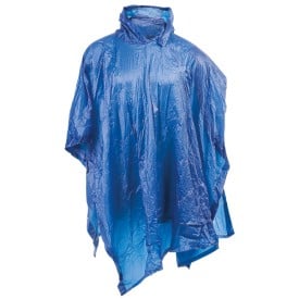 Montello regenjas - 127x100 cm - PVC - met knoopsluiting - met tasje