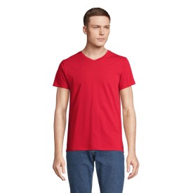REGENT V V-NECK T-SHIRT-Rood