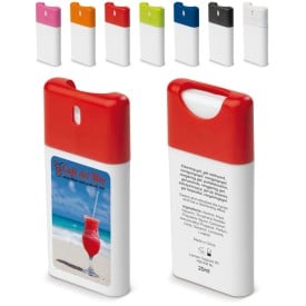 Reinigingsspray handen 20ml - kunststof - 62% alc.