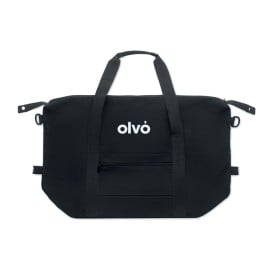 Koper Tote reistas - gerecycled katoen en polyester - trolleyband - afneembare en verstelbare schouderband