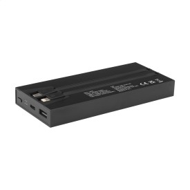 Rely powerbank - 10.000mAh - recycled alu - geïntegreerde kabels