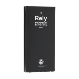 Rely powerbank - 10.000mAh - recycled alu - geïntegreerde kabels