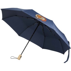 Renee 23” opvouwbare paraplu met automatische open- en sluitfunctie-Marineblauw