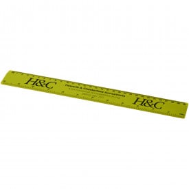 Renzo 30 cm kunststof liniaal-Lime