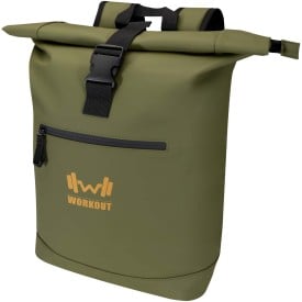 Resi Plus 15 inch GRS gerecyclede roltop rugzak 18 l-Bosgroen