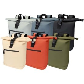 Resi Plus rolltop rugzak 18L - gerecycled PU/rPET - 15 inch - waterbestendig