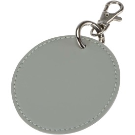 Resi Plus GRS gerecyclede ronde bedelsleutelhanger -Grijs