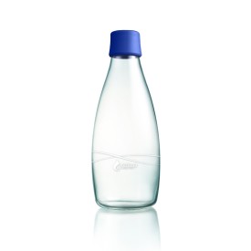 Retap Bottle 800 ml - glas recycled - schroefdop