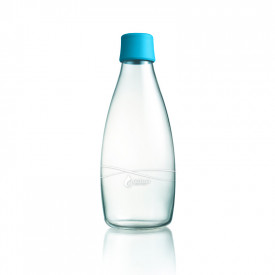 Retap Bottle 0,8L-Transparant, #FFFFFF-1 kleur