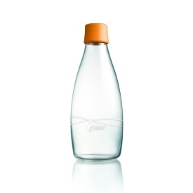 Retap Bottle 800 ml - glas recycled - schroefdop