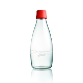Retap Bottle 800 ml - glas recycled - schroefdop