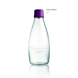 Retap Bottle 800 ml - glas recycled - schroefdop