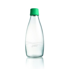 Retap Bottle 800 ml - glas recycled - schroefdop